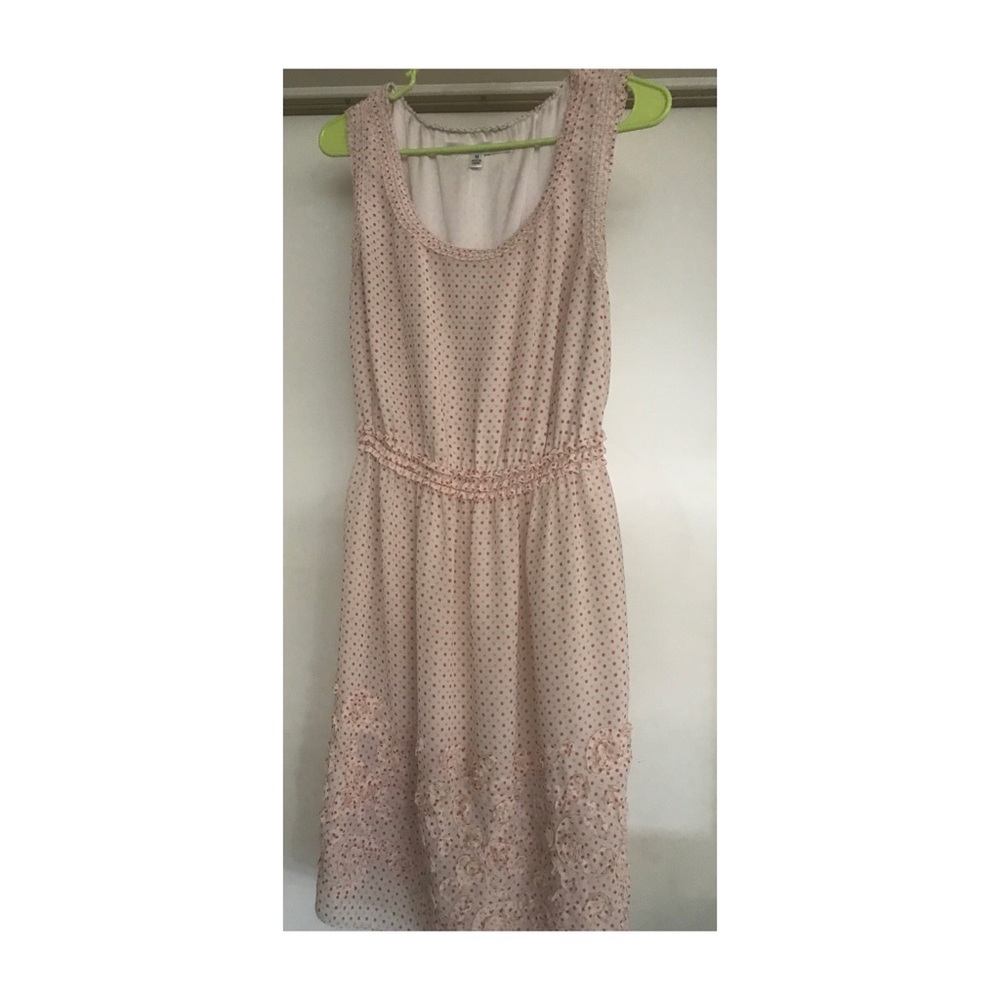 Polka dot ruffle dress